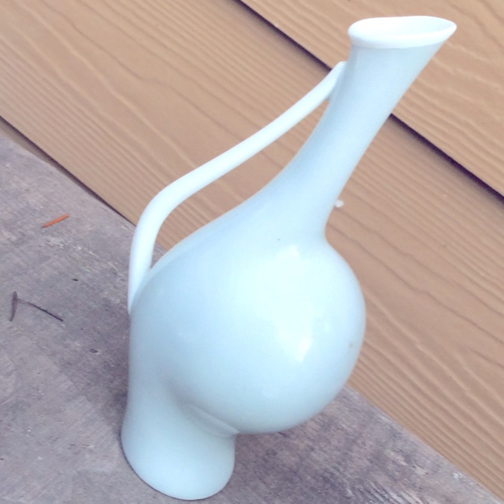 Germany orchid vase collector pottery mcm pregnant Louise art
